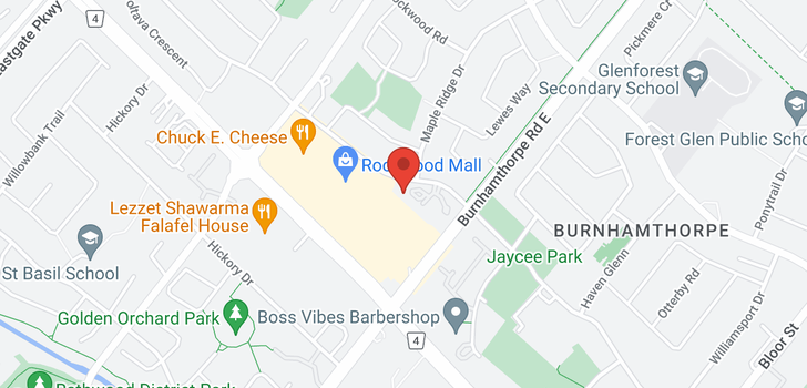 map of #608 -1155 BOUGH BEECHES BLVD